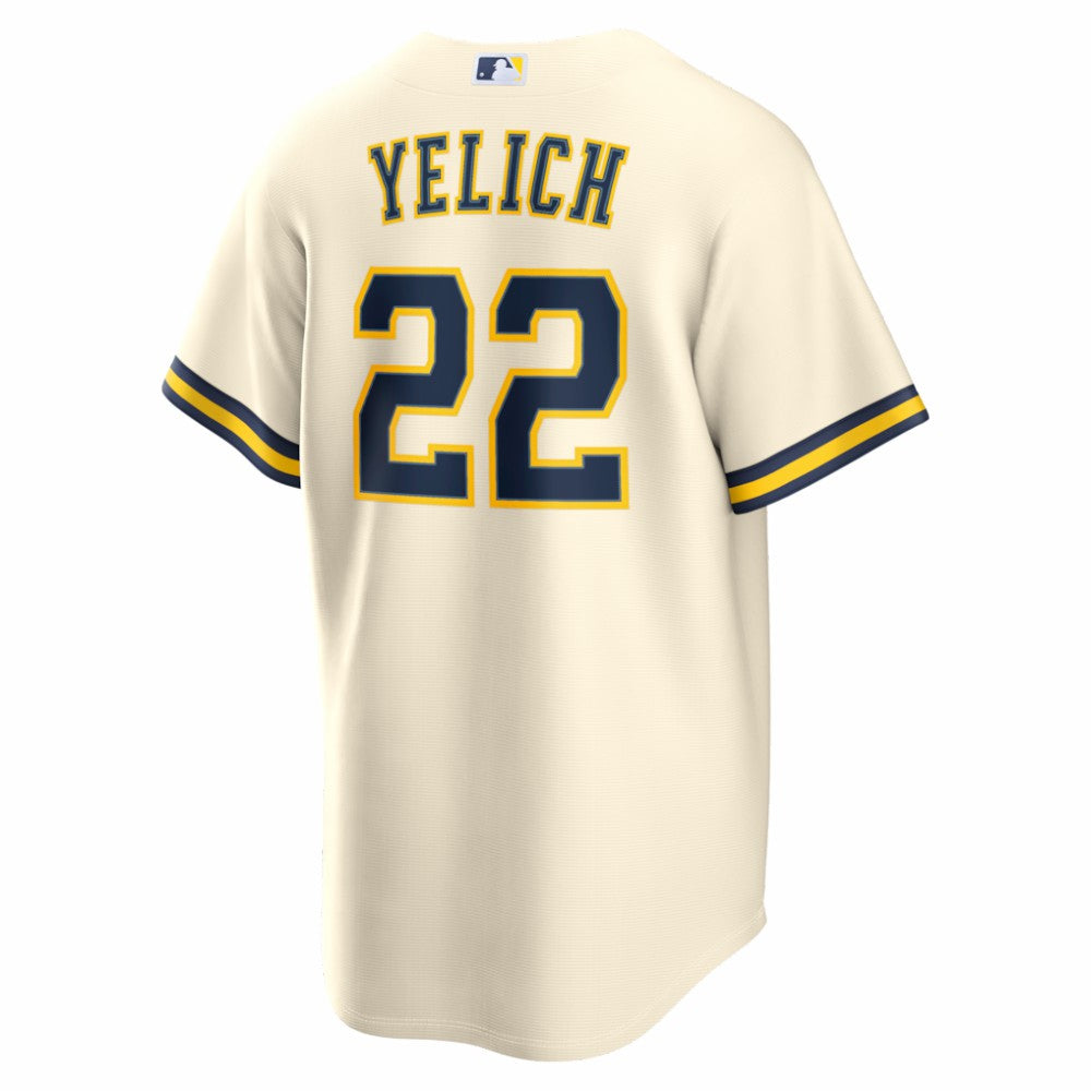 MLB Christian Yelich Milwaukee Brewers Nike Home Replica Jersey