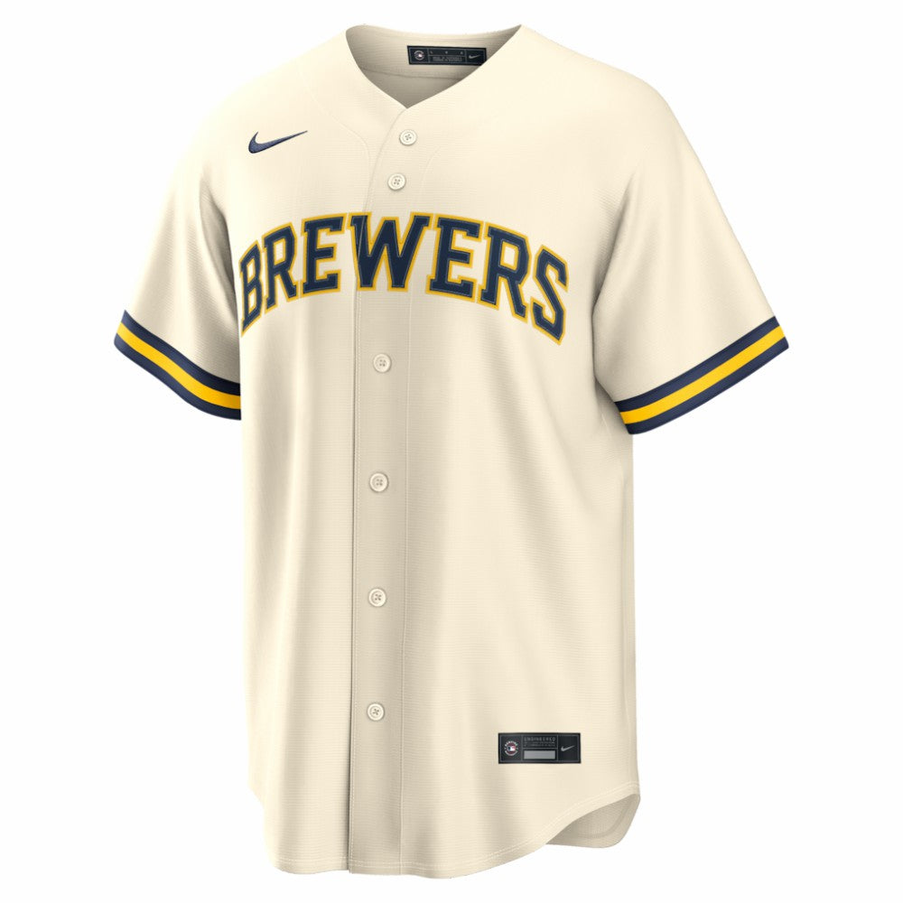 MLB Jackson Chourio Milwaukee Brewers Nike Home Replica Jersey