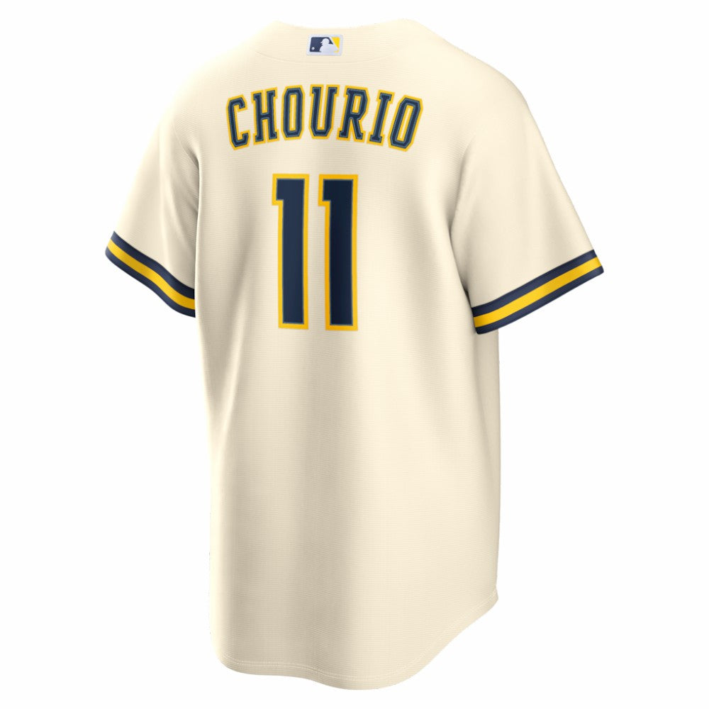 MLB Jackson Chourio Milwaukee Brewers Nike Home Replica Jersey