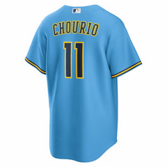MLB Jackson Chourio Milwaukee Brewers Nike Road Replica Jersey