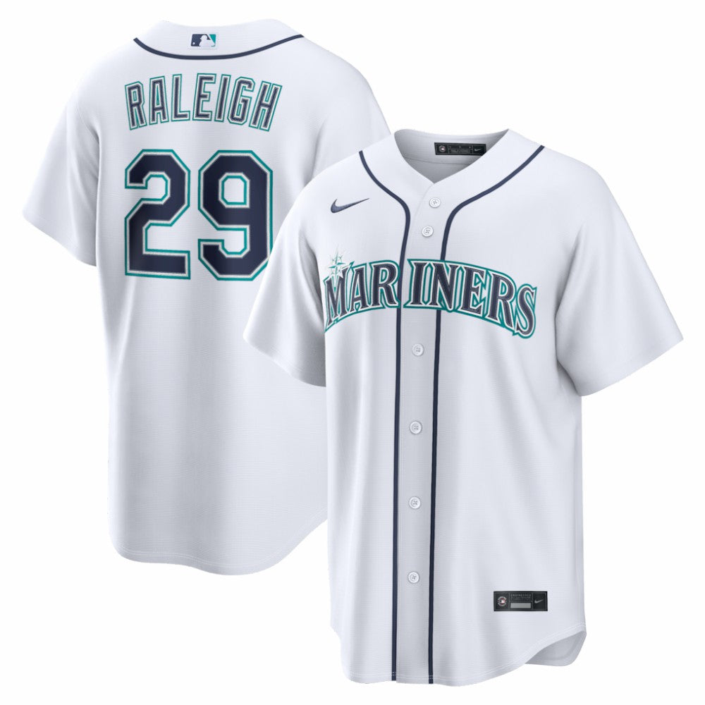 MLB Cal Raleigh Seattle Mariners Nike Home Replica Jersey