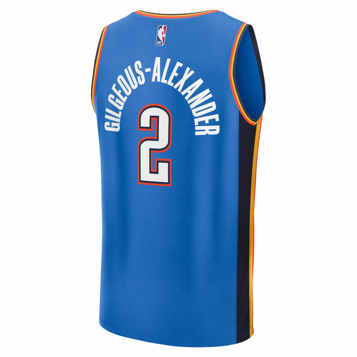 NBA Shai Gilgeous-Alexander Oklahoma City Thunder Fast Break Replica Player Jersey