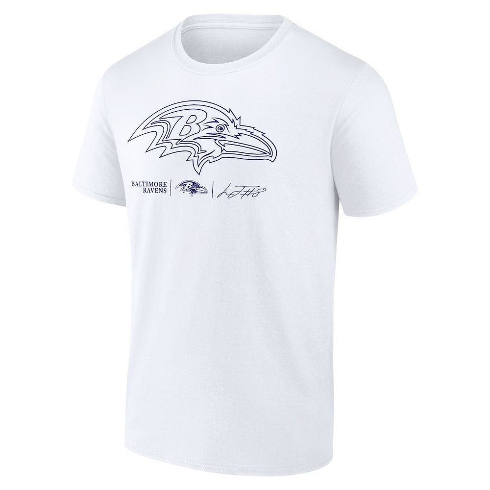 Lamar Jackson  Tonal Name & Number T-Shirt - Baltimore Ravens