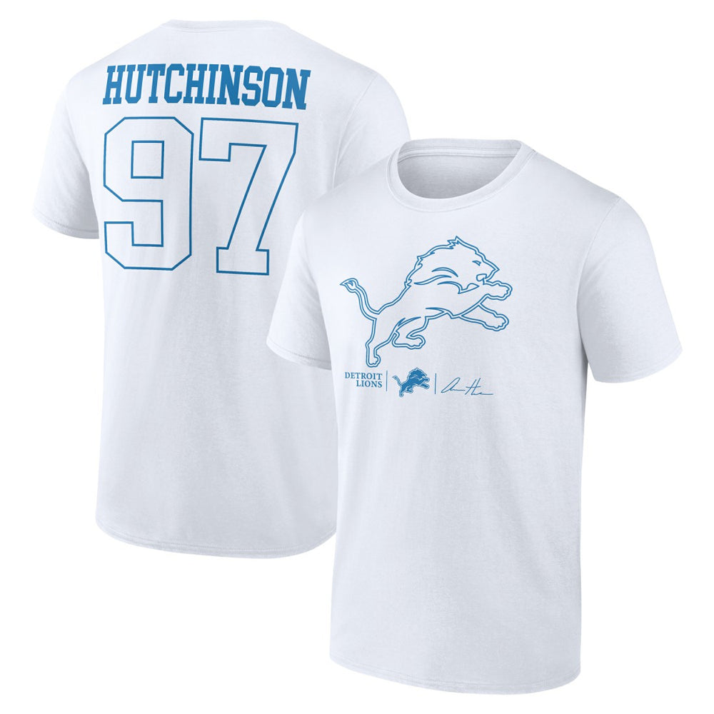 Aidan Hutchinson  Tonal Name & Number T-Shirt - Detroit Lions