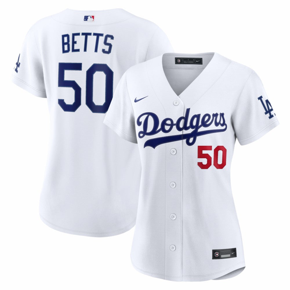 MLB Mookie Betts Los Angeles Dodgers Nike Women's Home Stadium Jersey