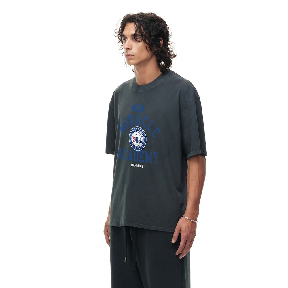 NBA Philadelphia 76ers Unisex Miracle Academy x NBA Collection Vintage Boxy T-shirt