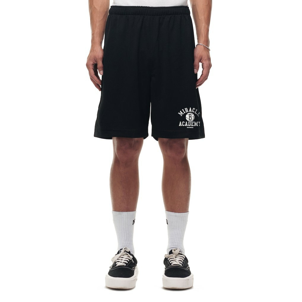 NBA Brooklyn Nets Unisex Miracle Academy x NBA Collection Baggy Mesh P.E. Shorts