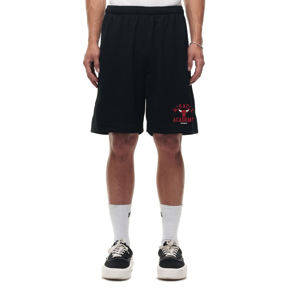 NBA Chicago Bulls Unisex Miracle Academy x NBA Collection Baggy Mesh P.E. Shorts