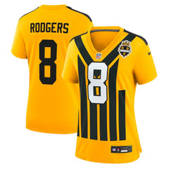 Aaron Rodgers  Women's Alternate 1933 Throwback Game Jersey - Pittsburgh Steelers