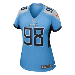 Jeffery Simmons  Women's Team Game Jersey - Tennessee Titans