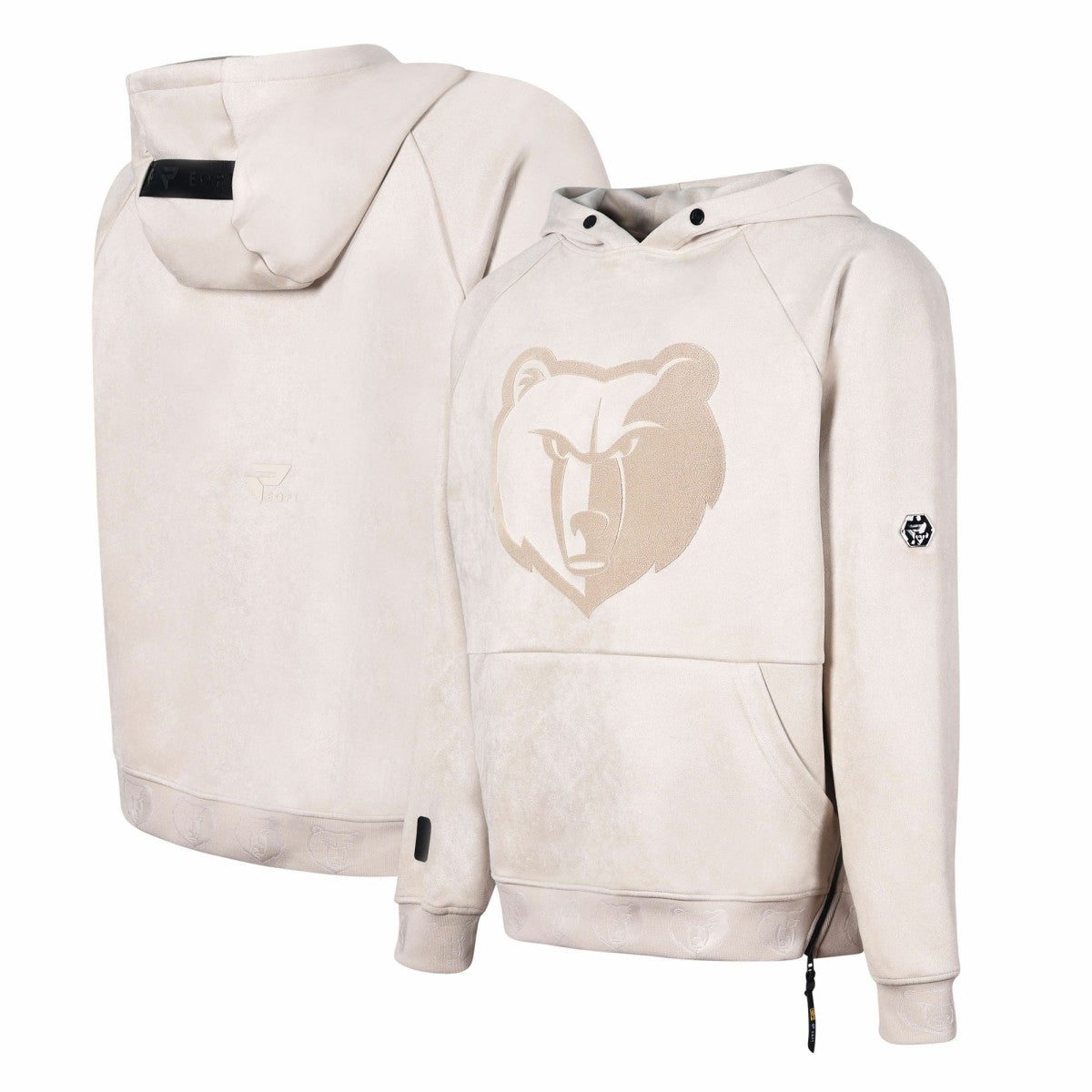 NBA Memphis Grizzlies Protege Eco-Friendly Functional Suede Fashion Tonal Hoodie