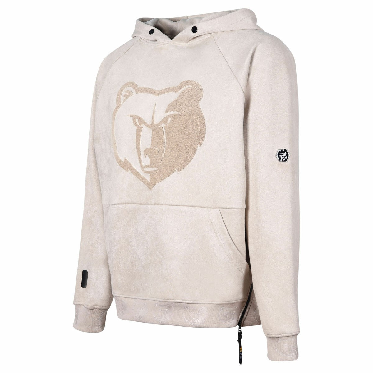 NBA Memphis Grizzlies Protege Eco-Friendly Functional Suede Fashion Tonal Hoodie