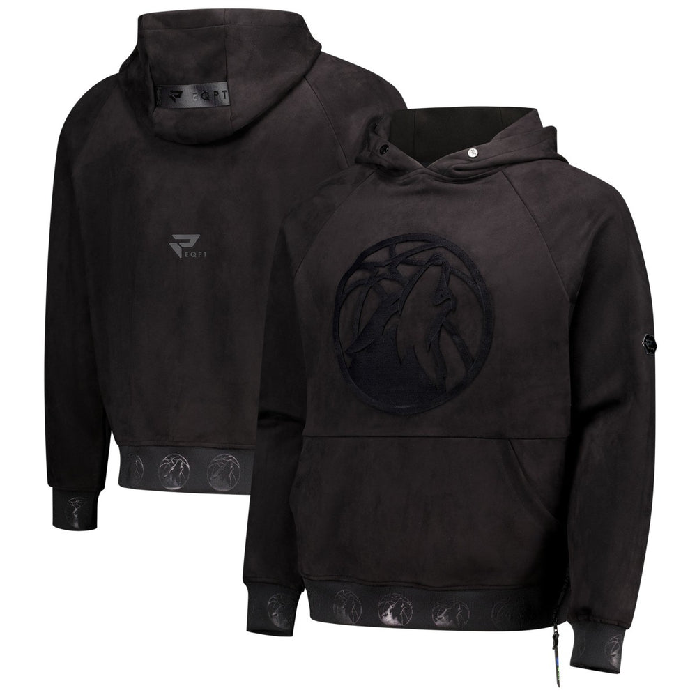 NBA Minnesota Timberwolves Protege Eco-Friendly Functional Suede Fashion Tonal Hoodie