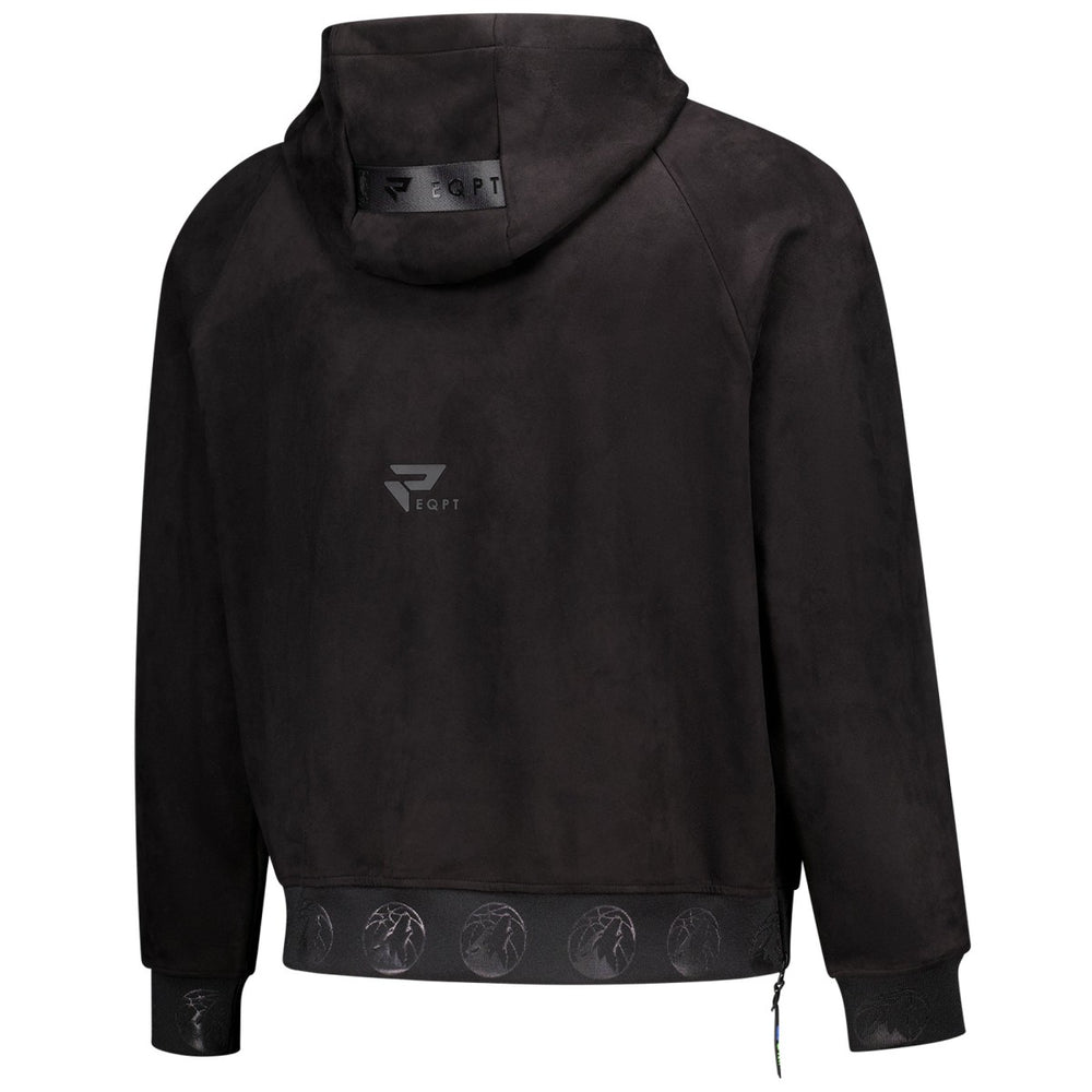 NBA Minnesota Timberwolves Protege Eco-Friendly Functional Suede Fashion Tonal Hoodie