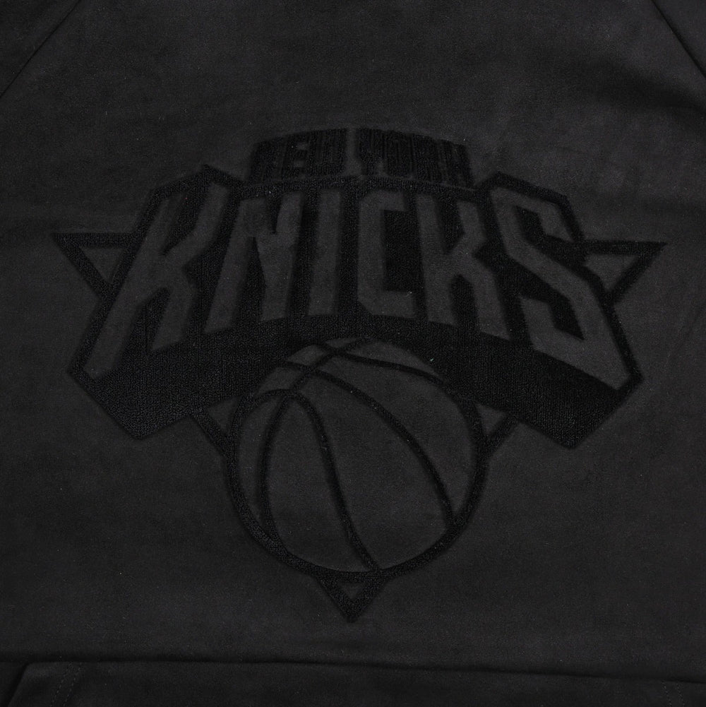 NBA New York Knicks Protege Eco-Friendly Functional Suede Fashion Tonal Hoodie