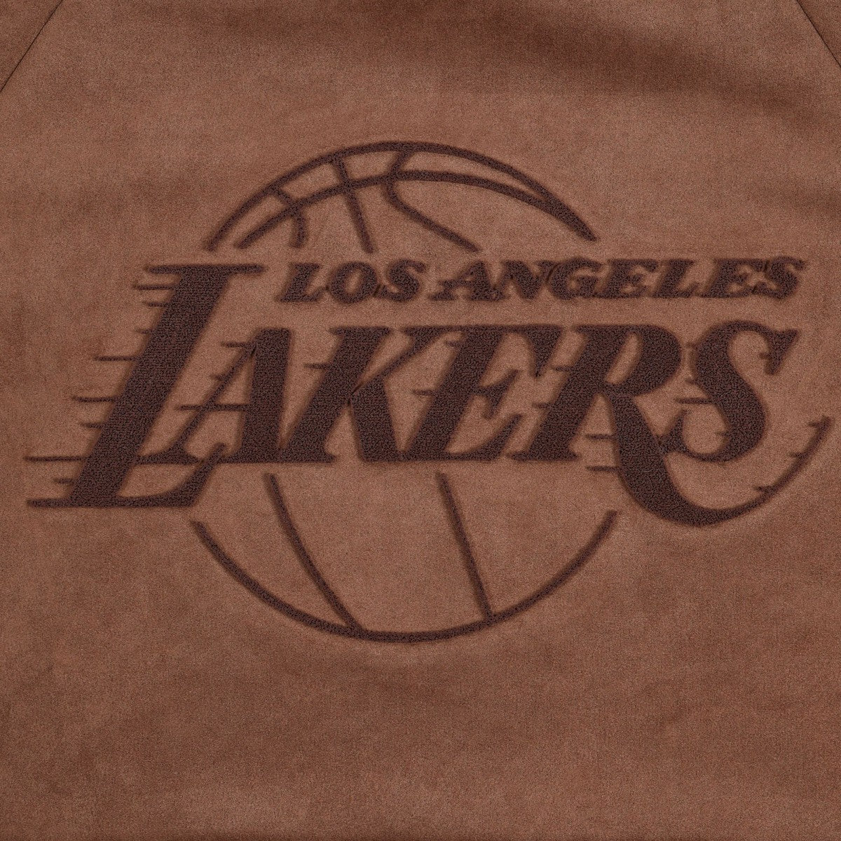 NBA Los Angeles Lakers Protege Eco-Friendly Functional Suede Fashion Tonal Hoodie