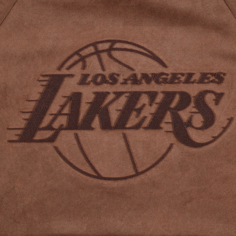 NBA Los Angeles Lakers Protege Eco-Friendly Functional Suede Fashion Tonal Hoodie
