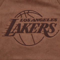 NBA Los Angeles Lakers Protege Eco-Friendly Functional Suede Fashion Tonal Hoodie