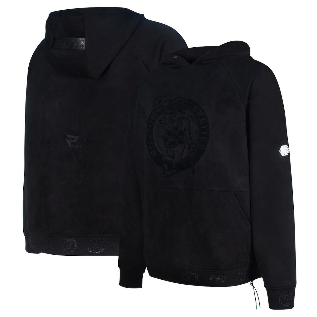 NBA Boston Celtics Protege Eco-Friendly Functional Suede Fashion Tonal Hoodie