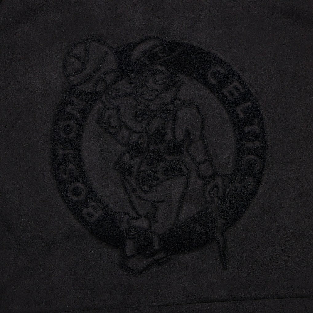 NBA Boston Celtics Protege Eco-Friendly Functional Suede Fashion Tonal Hoodie
