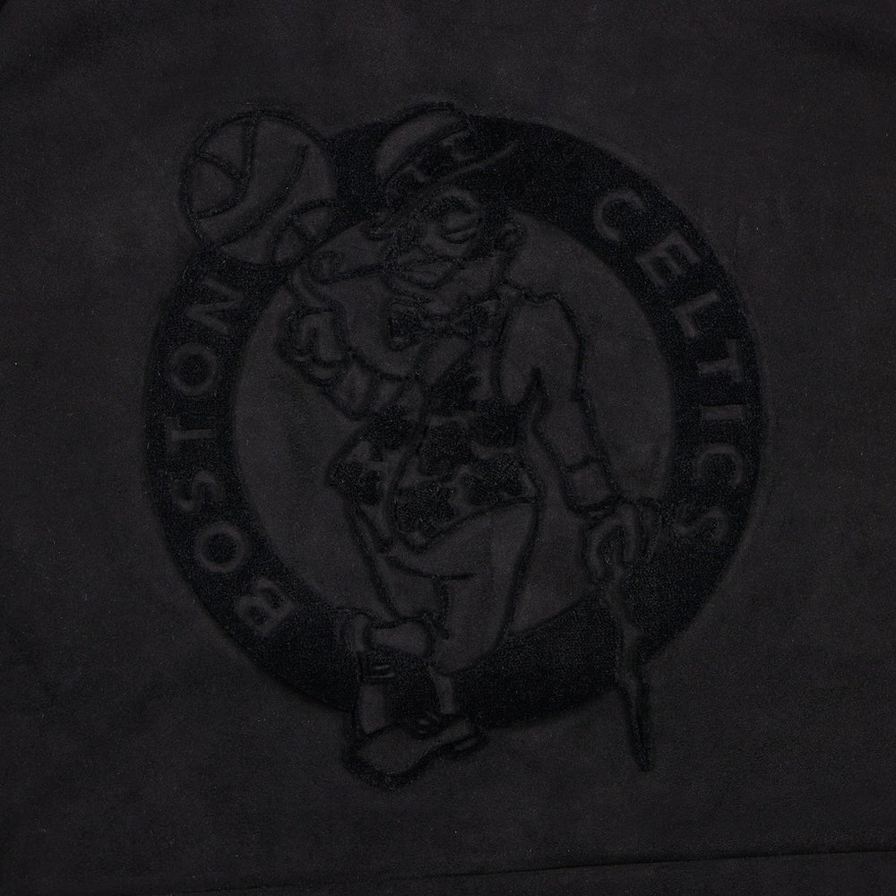 NBA Boston Celtics Protege Eco-Friendly Functional Suede Fashion Tonal Hoodie