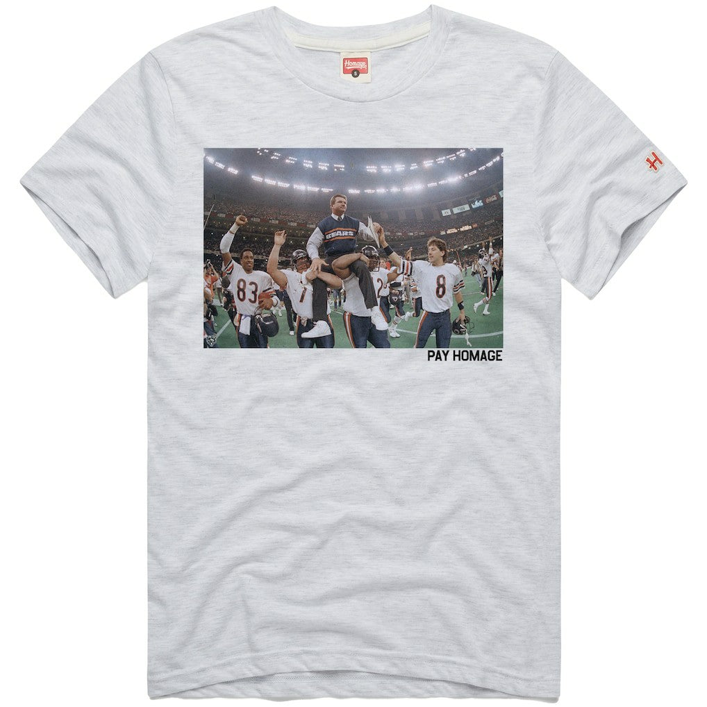 Mike Ditka  Homage Unisex Pay Homage Tri-Blend T-Shirt - Chicago Bears