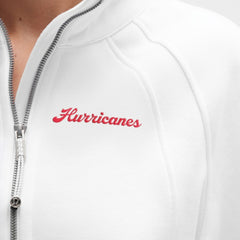 NHL White|White Carolina Hurricanes lululemon Women's Long Scuba Oversized Half-Zip Funnel Neck