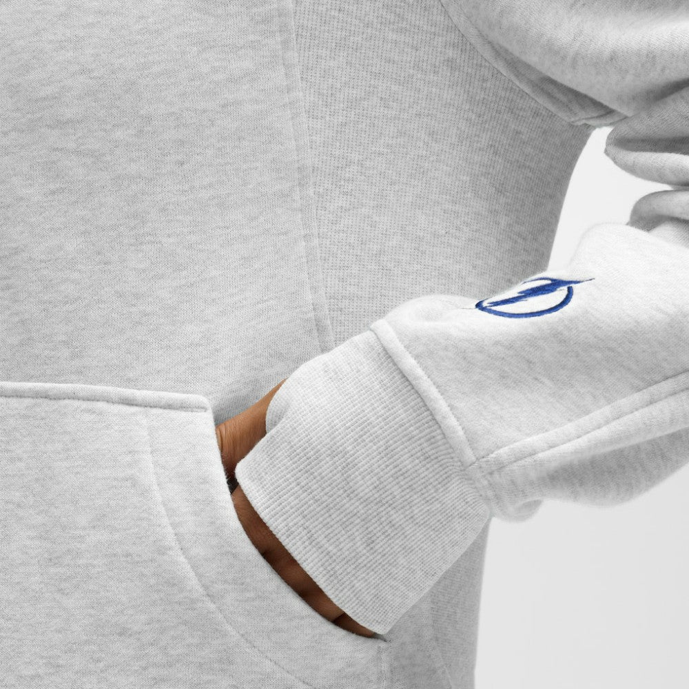 NHL Heathered Core Ultra Light Grey|Heathered Core Ultra Light Grey Tampa Bay Lightning lululemon Women's Long Scuba Oversized Half-Zip Funnel Neck