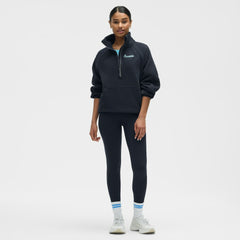 NHL True Navy|True Navy Seattle Kraken lululemon Women's Long Scuba Oversized Half-Zip Funnel Neck