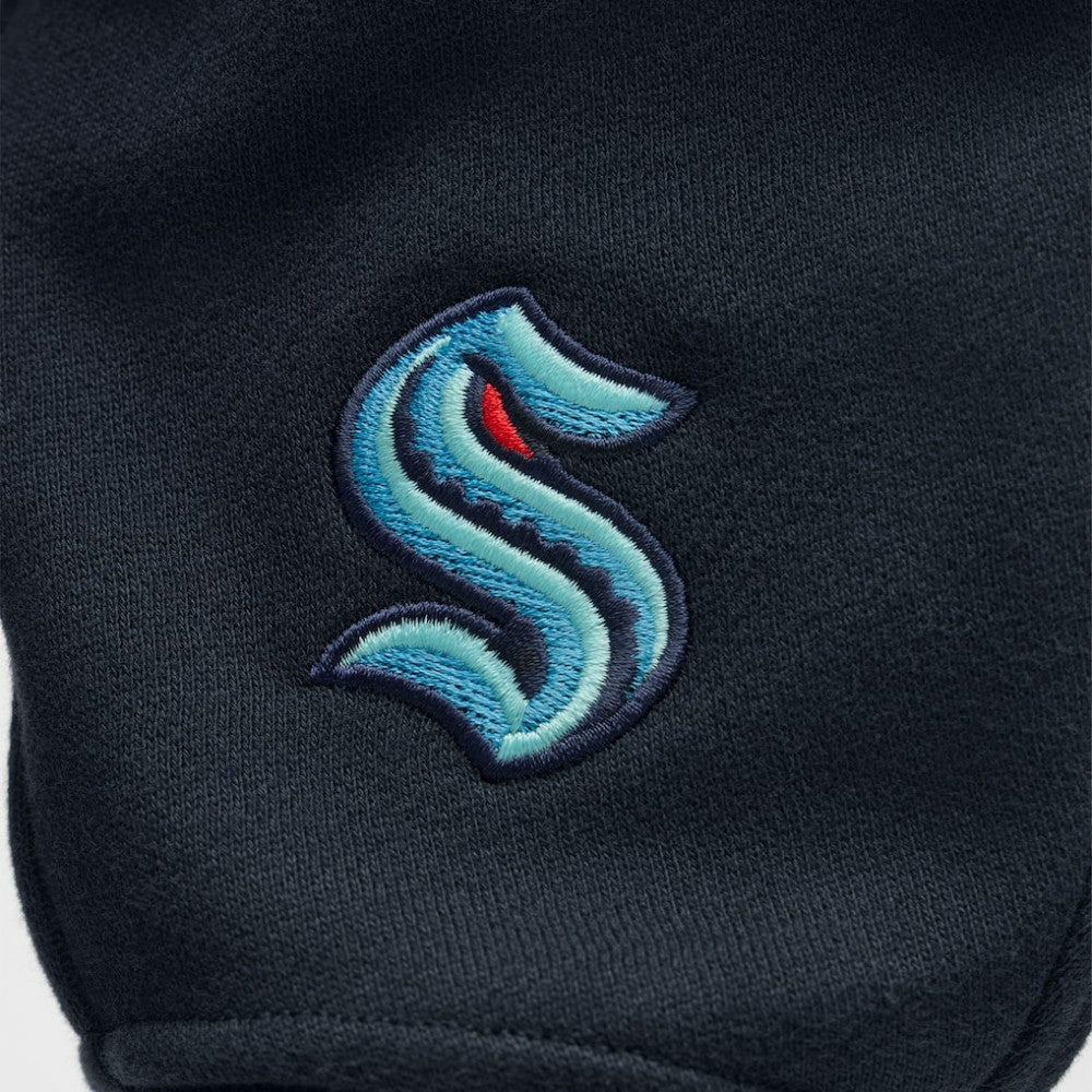 NHL True Navy|True Navy Seattle Kraken lululemon Women's Long Scuba Oversized Half-Zip Funnel Neck