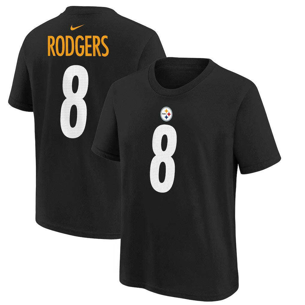 Aaron Rodgers  Youth Player Name & Number T-Shirt - Pittsburgh Steelers
