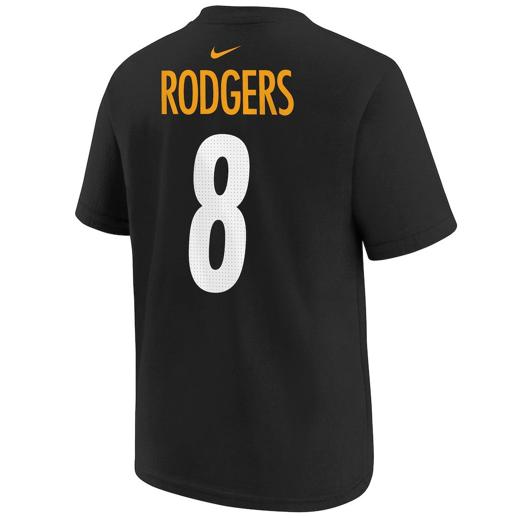Aaron Rodgers  Youth Player Name & Number T-Shirt - Pittsburgh Steelers