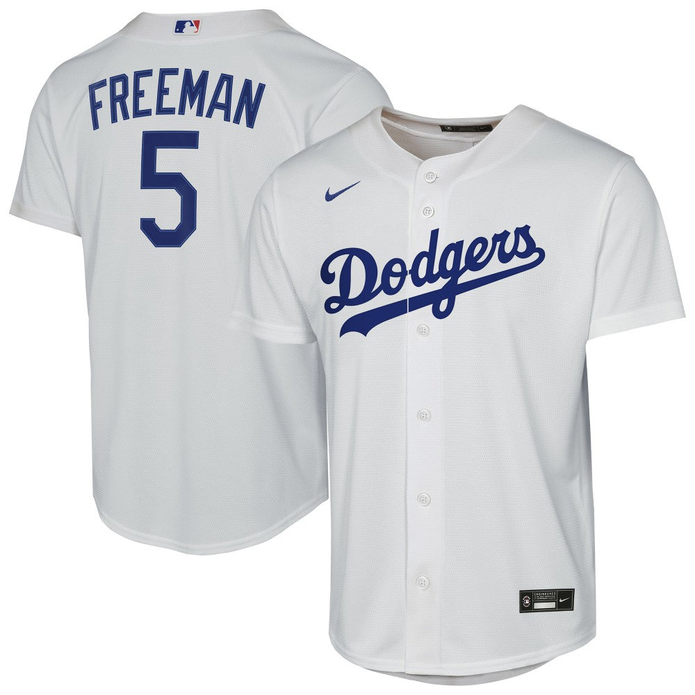MLB Freddie Freeman Los Angeles Dodgers Nike Youth Home Replica Player Jersey