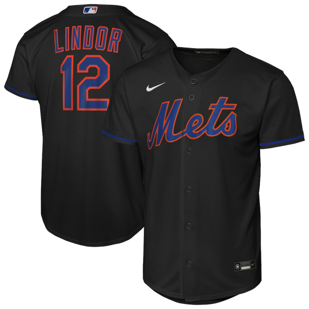 MLB Francisco Lindor New York Mets Nike Youth Alternate Replica Jersey