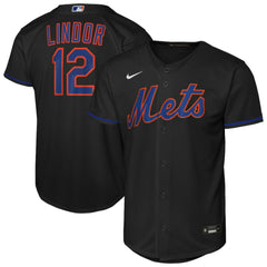 MLB Francisco Lindor New York Mets Nike Youth Alternate Replica Jersey