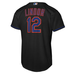 MLB Francisco Lindor New York Mets Nike Youth Alternate Replica Jersey