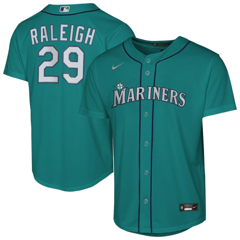 MLB Cal Raleigh Seattle Mariners Nike Youth Alternate Replica Jersey