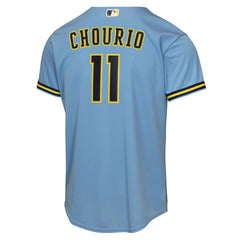 MLB Jackson Chourio Milwaukee Brewers Nike Youth Road Replica Jersey
