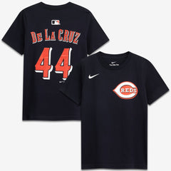 MLB Elly De La Cruz Cincinnati Reds Nike Youth Name & Number T-Shirt