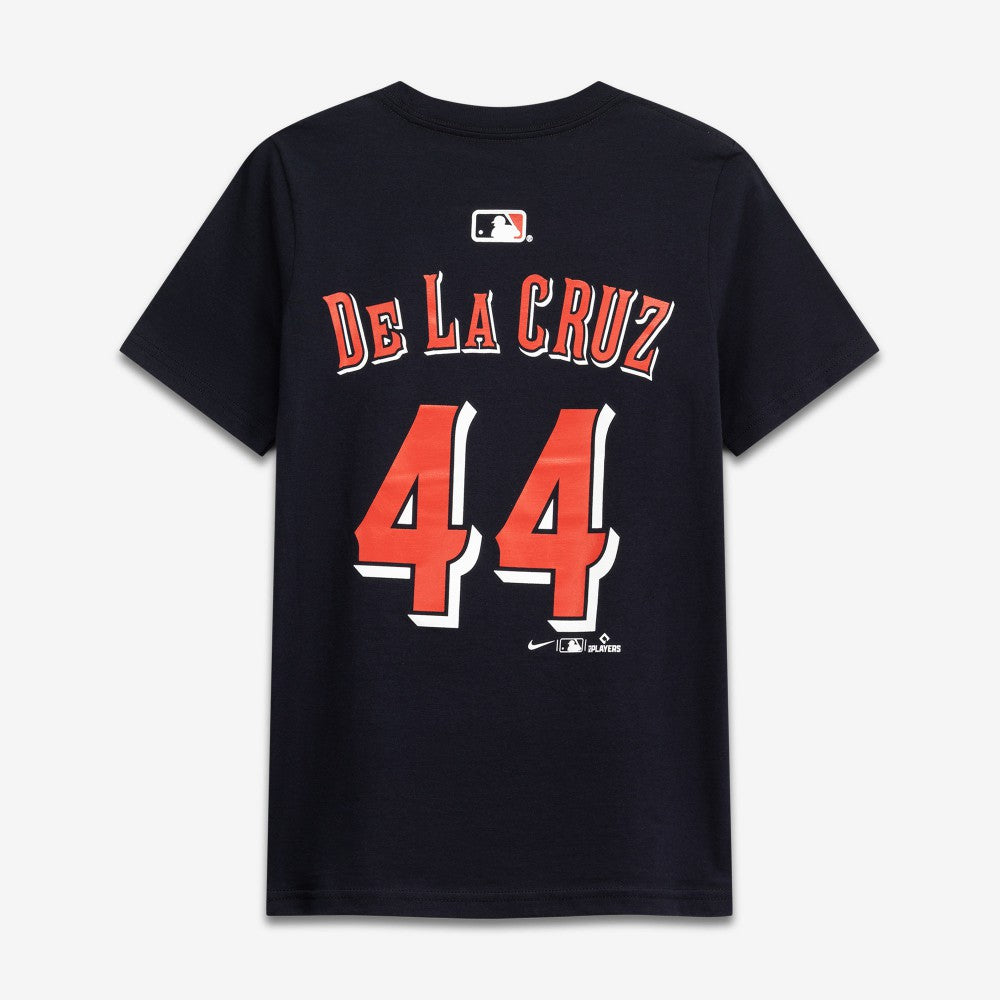 MLB Elly De La Cruz Cincinnati Reds Nike Youth Name & Number T-Shirt