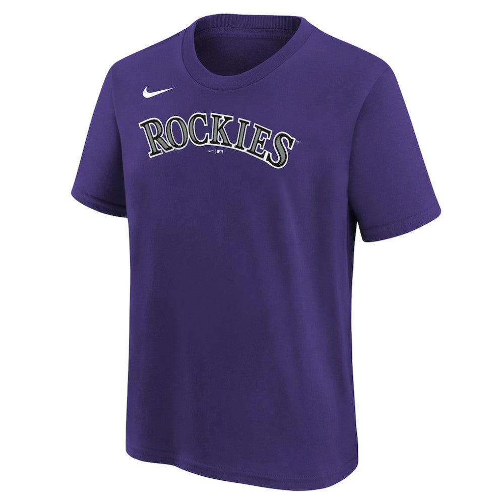 MLB Kris Bryant Colorado Rockies Nike Youth Name & Number T-Shirt