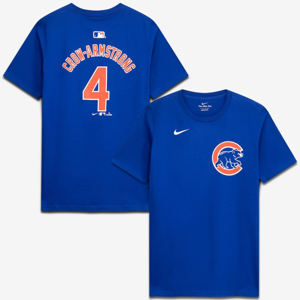 MLB Pete Crow-Armstrong Chicago Cubs Nike Youth Name & Number T-Shirt
