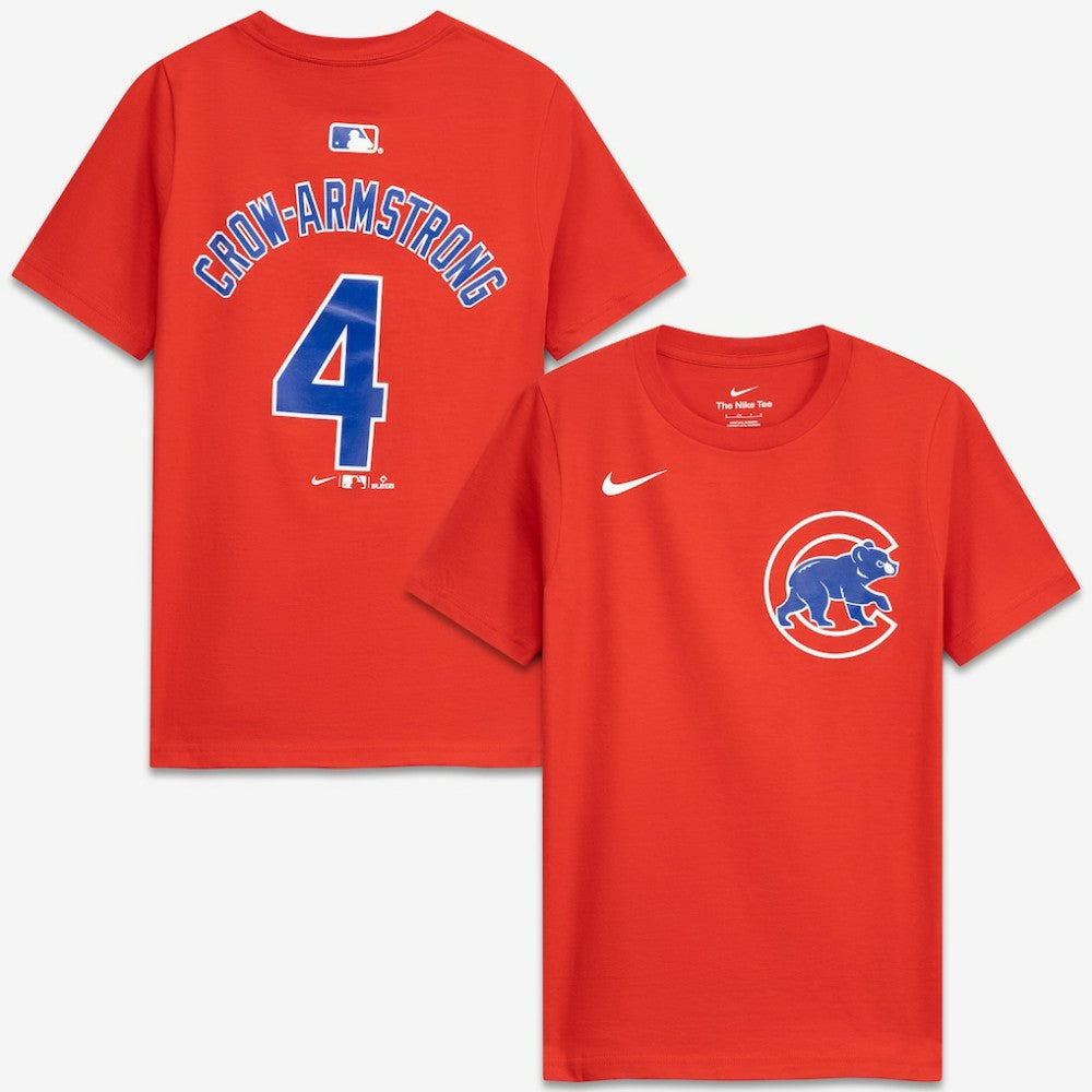 MLB Pete Crow-Armstrong Chicago Cubs Nike Youth Name & Number T-Shirt
