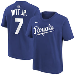 MLB Bobby Witt Jr. Kansas City Royals Nike Youth Name & Number T-Shirt