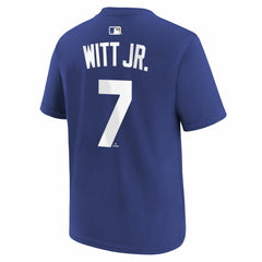 MLB Bobby Witt Jr. Kansas City Royals Nike Youth Name & Number T-Shirt