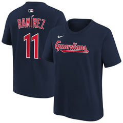 MLB José Ramírez Cleveland Guardians Nike Youth Name & Number T-Shirt