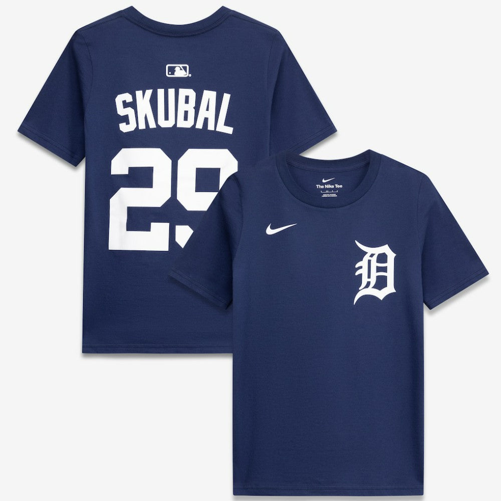MLB Tarik Skubal Detroit Tigers Nike Youth Name & Number T-Shirt