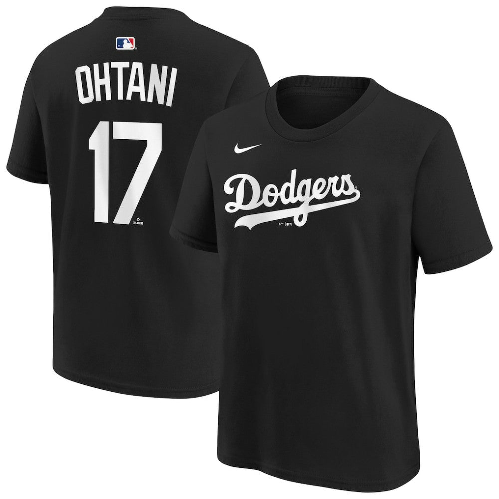 MLB Shohei Ohtani Los Angeles Dodgers Nike Youth Name & Number T-Shirt