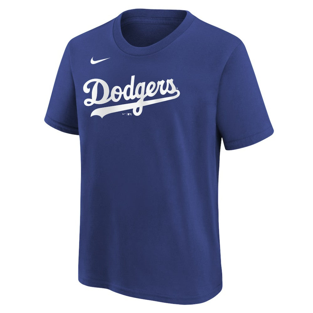 MLB Shohei Ohtani Los Angeles Dodgers Nike Youth Name & Number T-Shirt