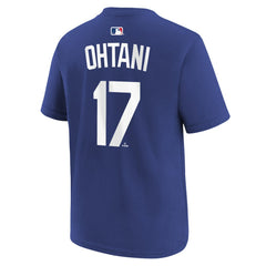 MLB Shohei Ohtani Los Angeles Dodgers Nike Youth Name & Number T-Shirt